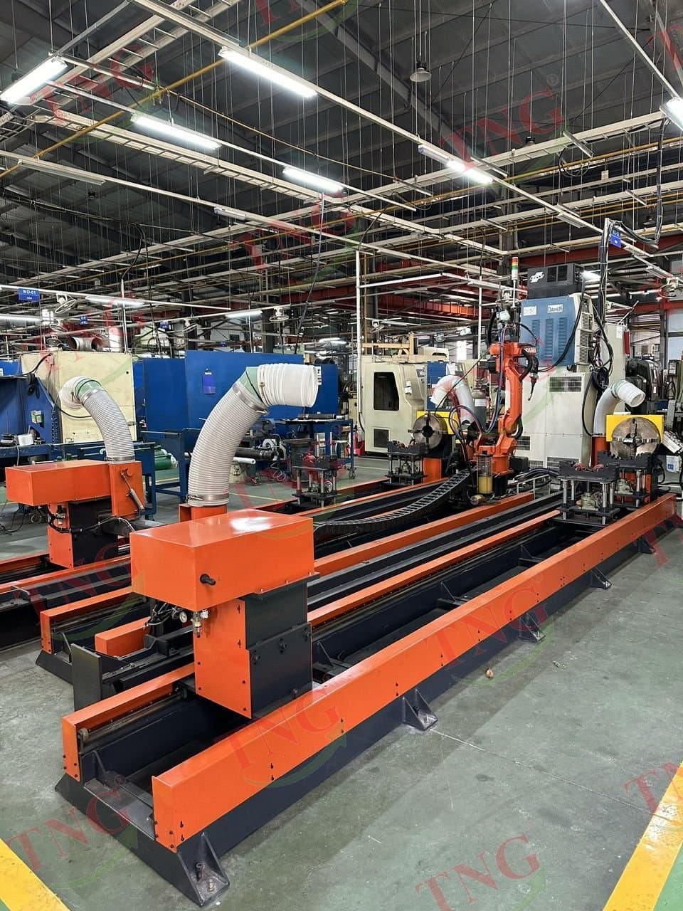 Khu vực máy tiện CNC